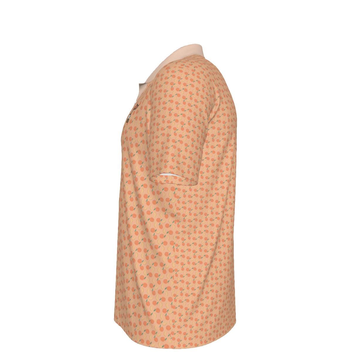 Noteworthy Golf EAT A PEACH Georgia Themed Golf Polo