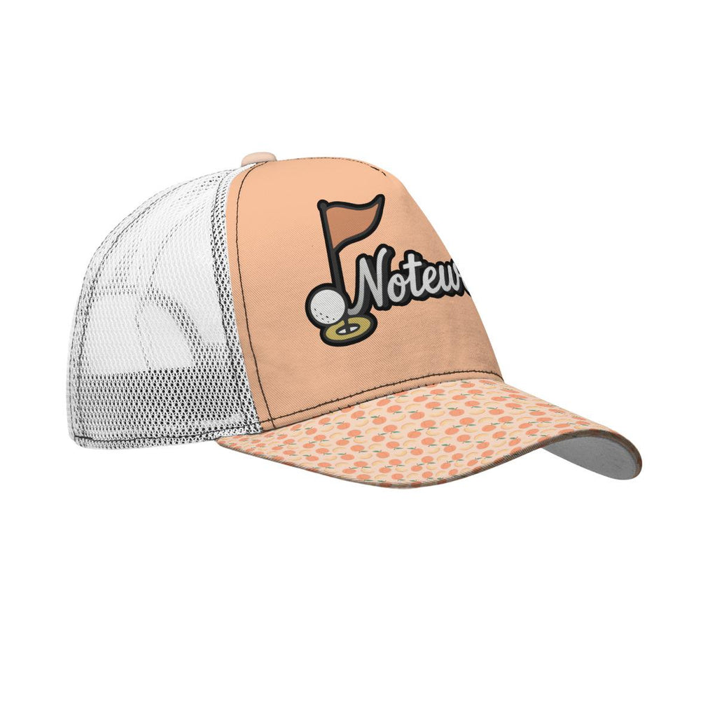Noteworthy Golf EAT A PEACH Georgia Themed Trucker Hat