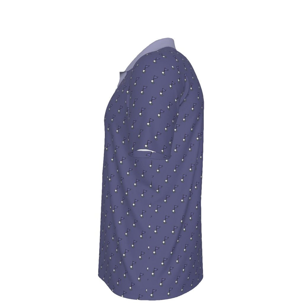 Noteworthy Golf Midnight Violet Polo