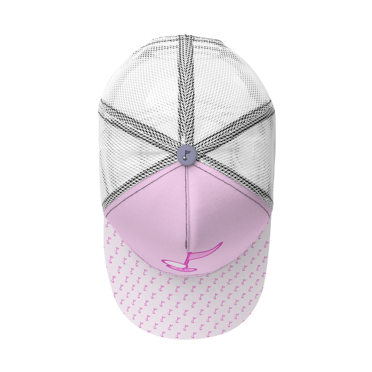 Noteworthy Golf Pink Trucker Hat