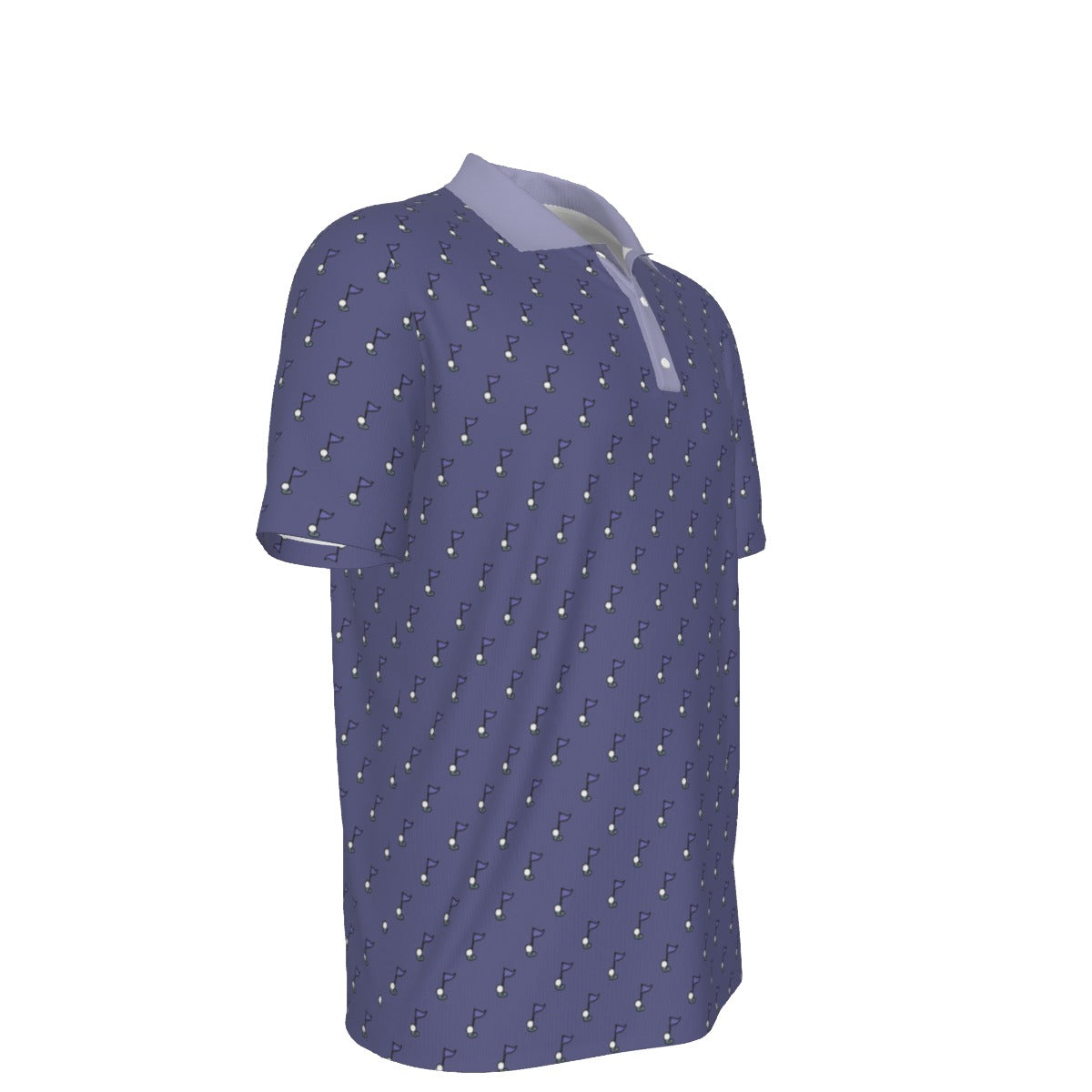 Noteworthy Golf Midnight Violet Polo