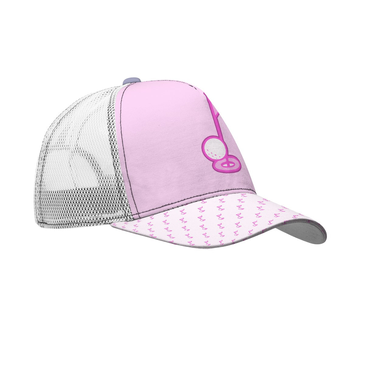 Noteworthy Golf Pink Trucker Hat