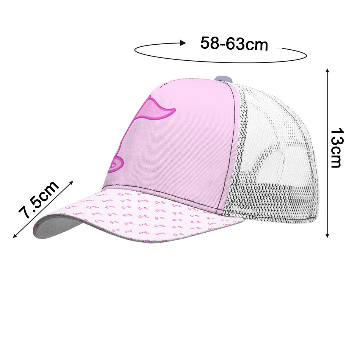 Noteworthy Golf Pink Trucker Hat