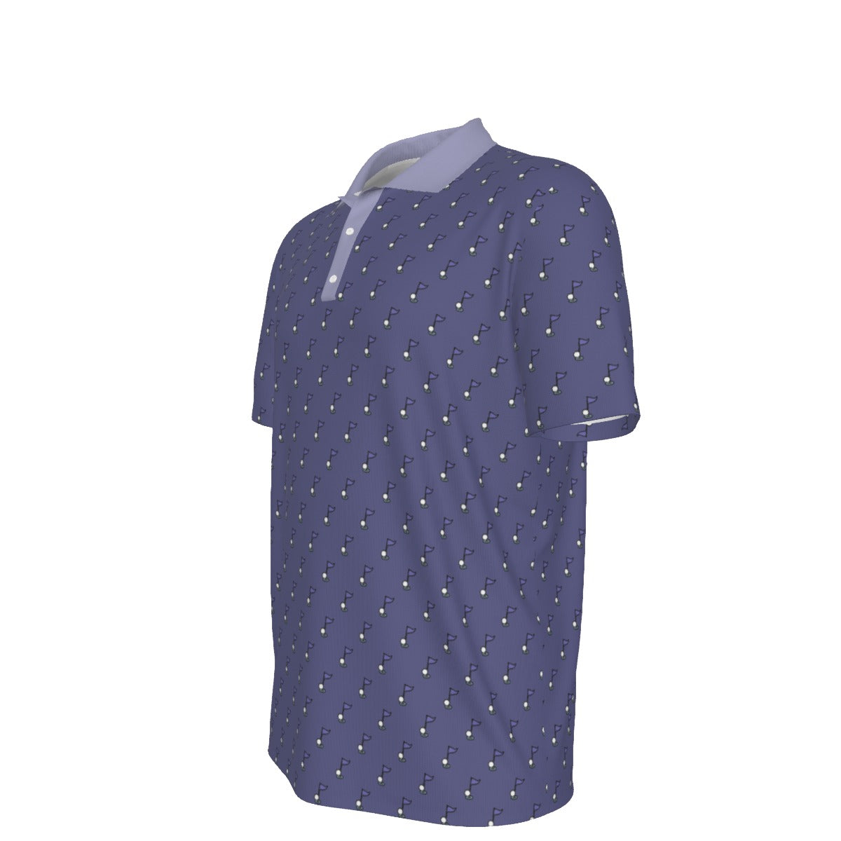 Noteworthy Golf Midnight Violet Polo