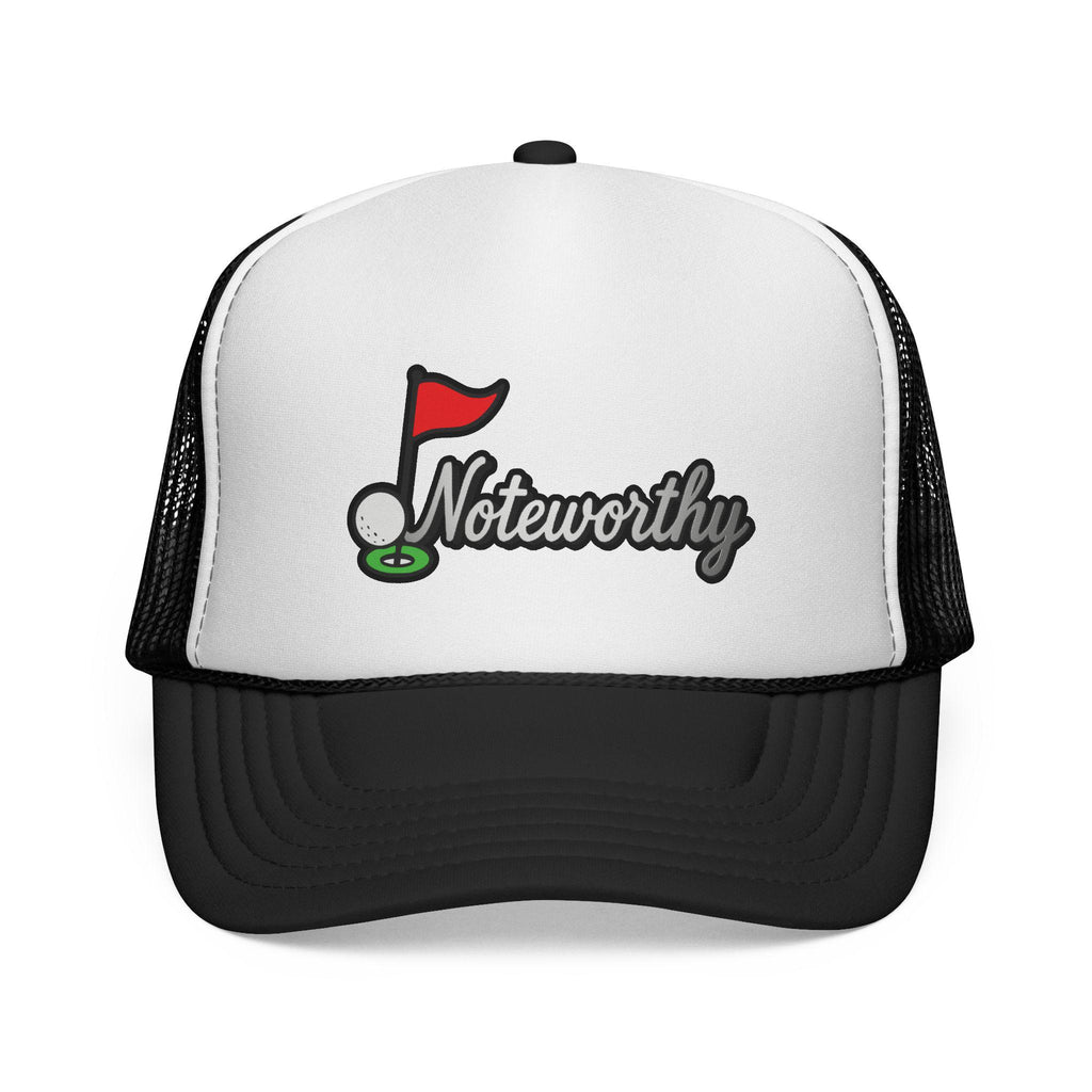 Trucker Cap - Noteworthy Golf Hat for Enthusiasts, Golf Gift, Mens Cap, Summer Accessory, Fun Golf Apparel