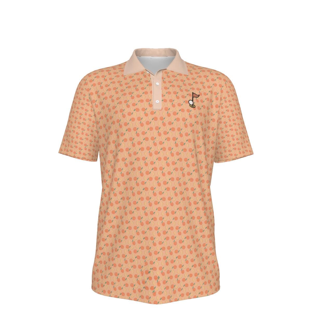Noteworthy Golf EAT A PEACH Georgia Themed Golf Polo