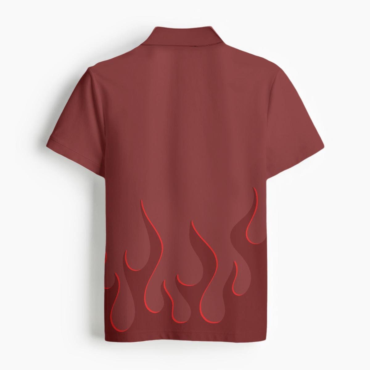 All-Over Print Men's Polo Collar Jersey