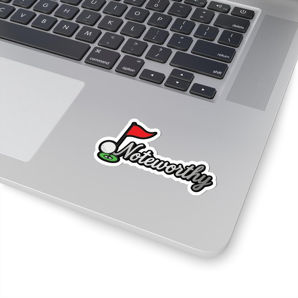 Noteworthy Golf Kiss-Cut Stickers | Fun Music & Golf Vibes | Great for DIY Projects, Laptops, Water Bottles, Gifts, Card Making