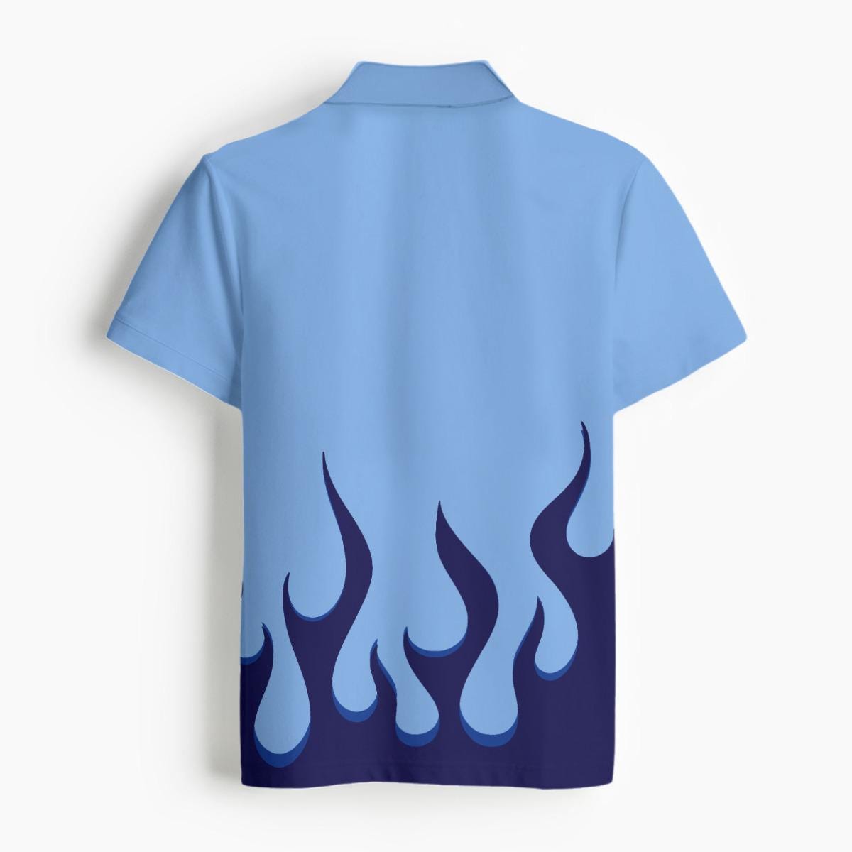 All-Over Print Men's Polo Collar Jersey