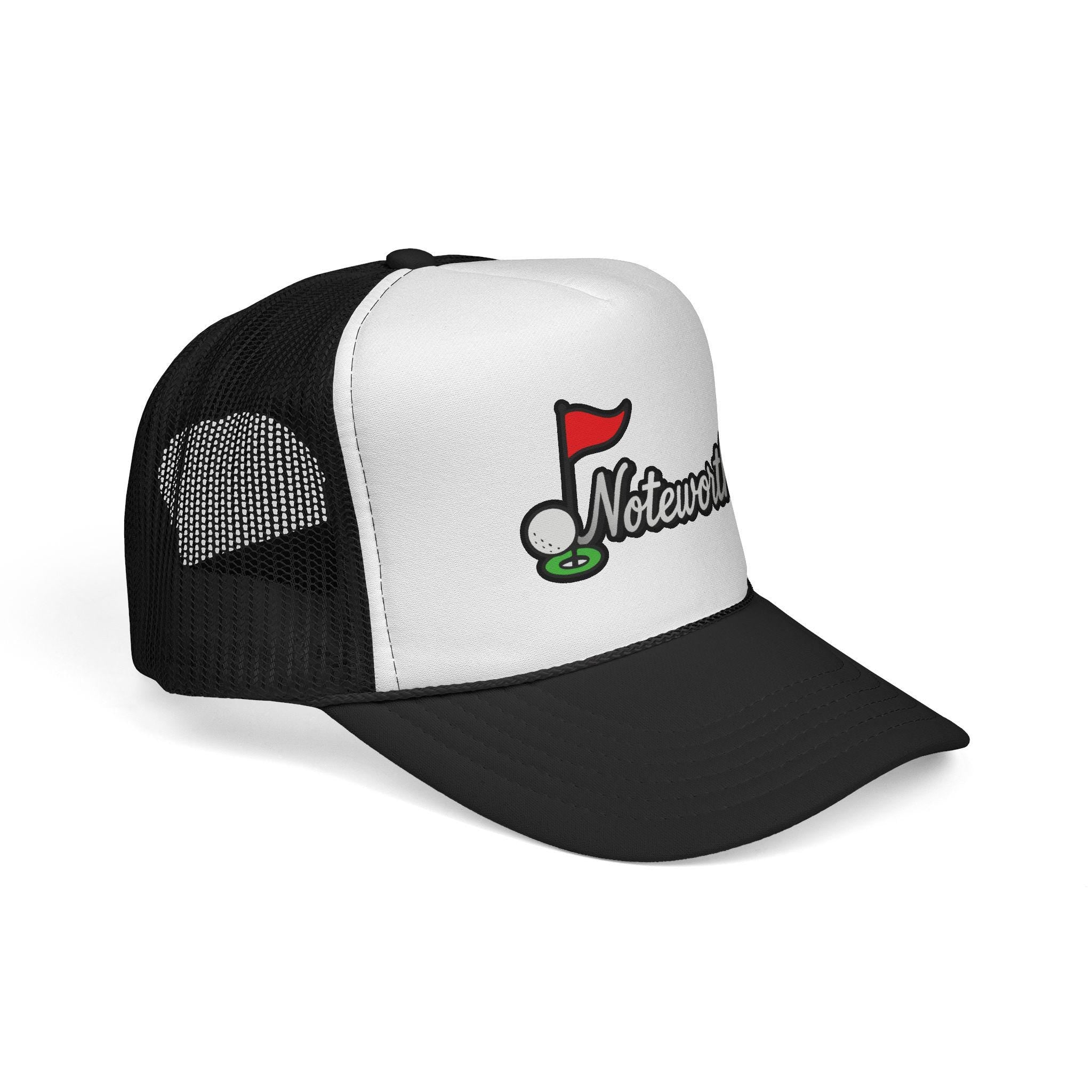 Trucker Cap - Noteworthy Golf Hat for Enthusiasts, Golf Gift, Mens Cap, Summer Accessory, Fun Golf Apparel
