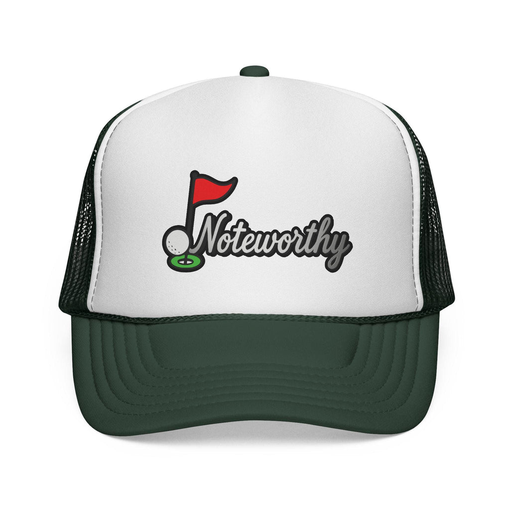 Trucker Cap - Noteworthy Golf Hat for Enthusiasts, Golf Gift, Mens Cap, Summer Accessory, Fun Golf Apparel
