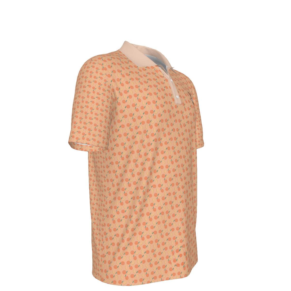 Noteworthy Golf EAT A PEACH Georgia Themed Golf Polo